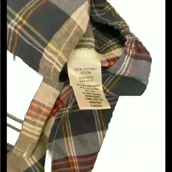 Red Head Brand Co Mens Medium Short Sleeve Plaid Button Down - Picture 4 of 4